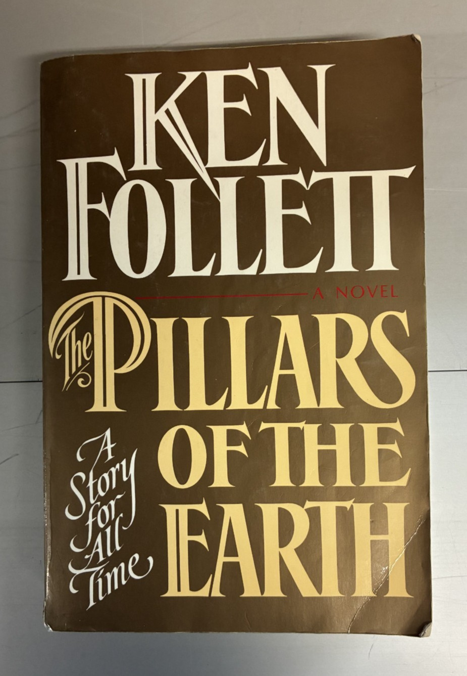 Pillars of the Earth by Ken Follet SIGNED Trade PB 1989