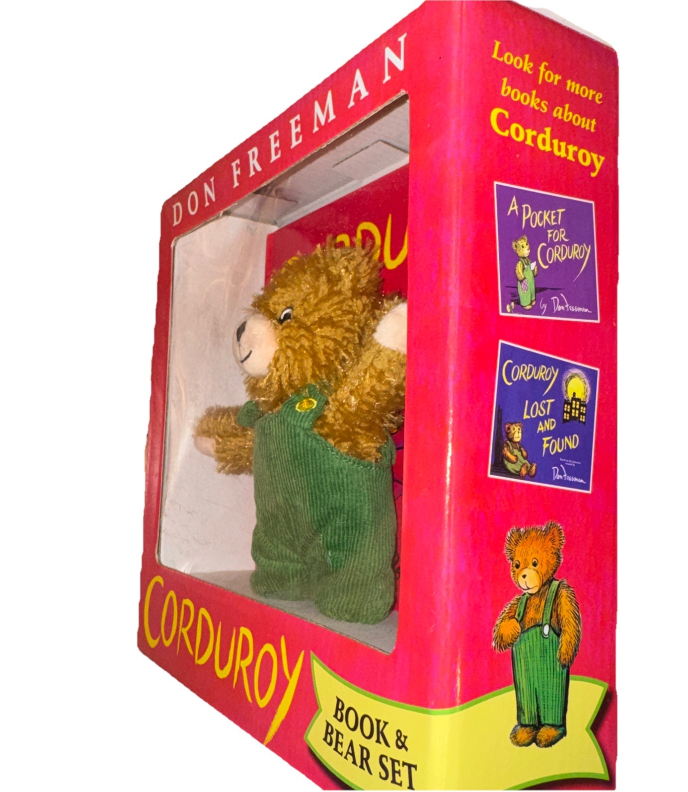 Corduroy Hardcover Book with Plush Bear Set NIB by Don Freeman VIKING 2008
