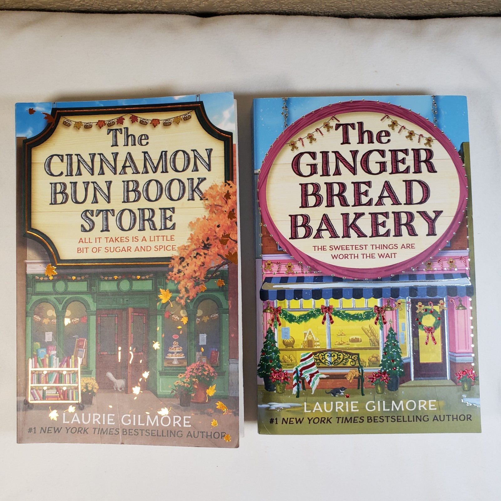 Cinnamon Bun Book Store And The Gingerbread Bakery By Laurie Gilmore