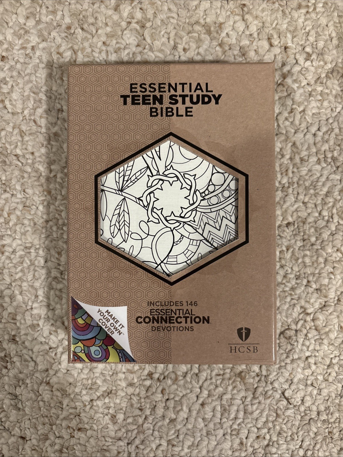 HCSB Essential Teen Study Bible, Personal Size with Make-It-Your-Own Cover by…