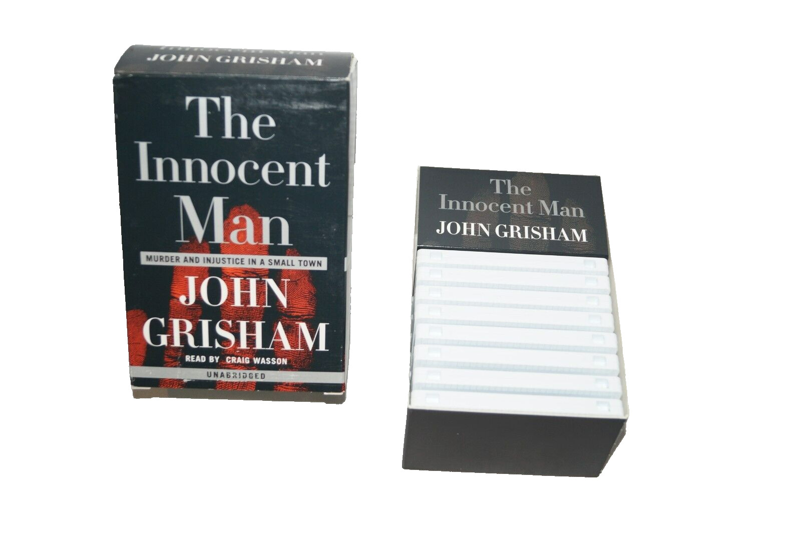 John Grisham The Books on Tape Innocent Man Audio 8 Cassettes 12.5 Hours