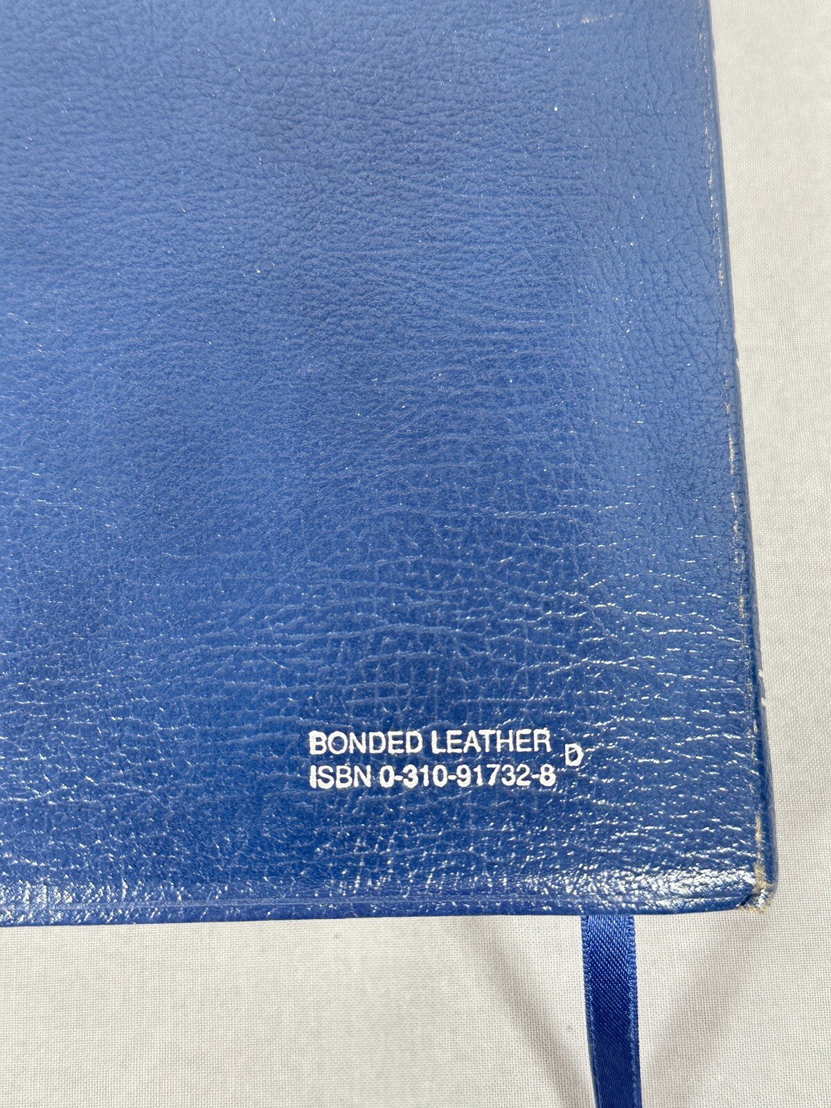 NIV 1991 Life Application Study Bible Blue Bonded Leather Cover w/Zippered Case