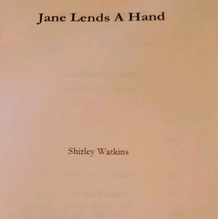 Jane Lends A Hand by Watkins, Shirley [Paperback, 178 pages]