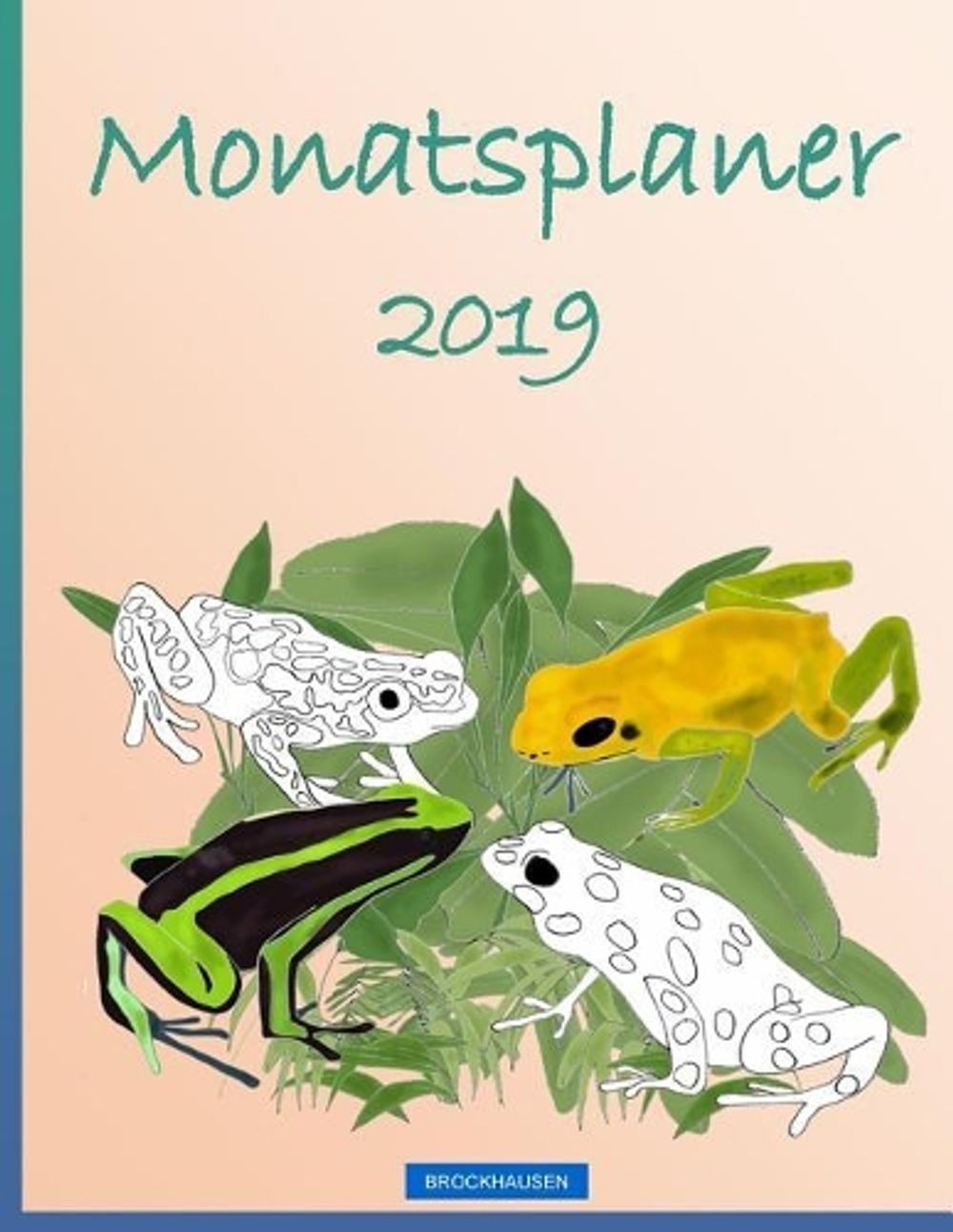 BROCKHAUSEN – Monatsplaner 2019 by Dortje Golldack (German) Paperback Book