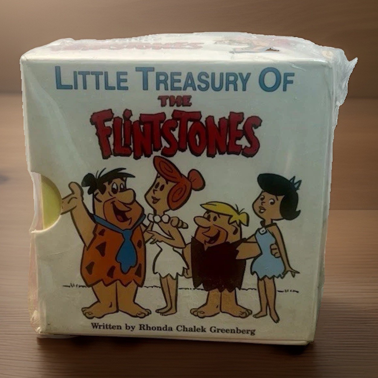 VTG 1989 Flintstones Little Treasury 6 Mini Book Box Set Factory Sealed Rare 🔥