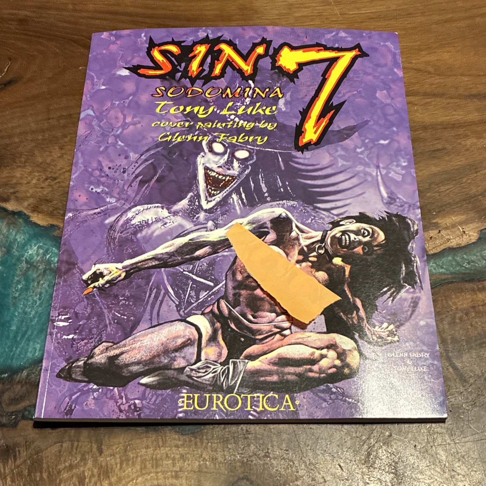 Sin 7 Sodomina by Tony Luke [NBM 1997] softcover – NSFW
