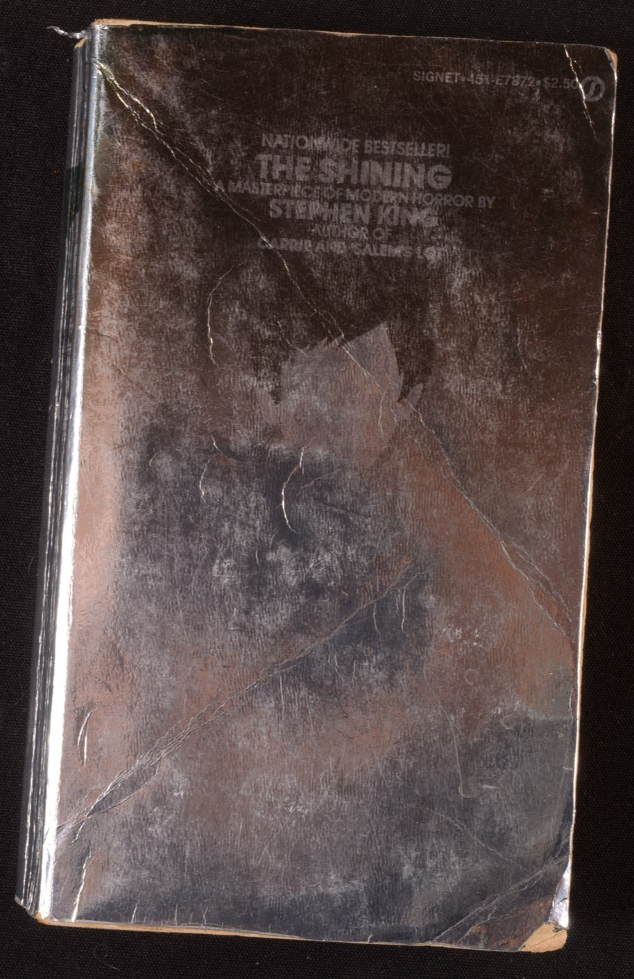 The Shining Stephen King 1978 1st Printing Silver Shiny Paperback Signet See Des