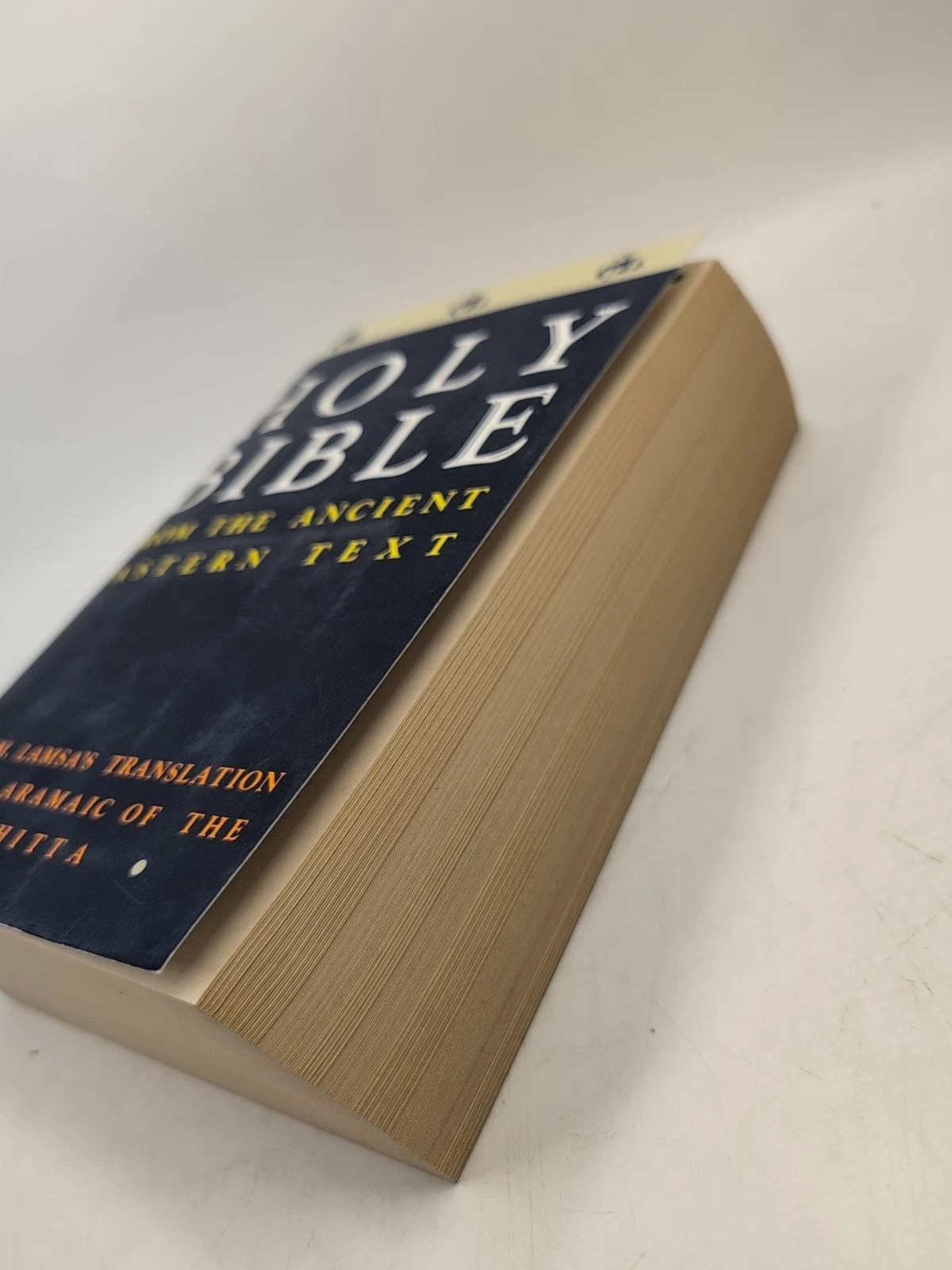 Holy Bible From the Ancient Eastern Text George M. Lamsa 1985 Paperback Aramaic