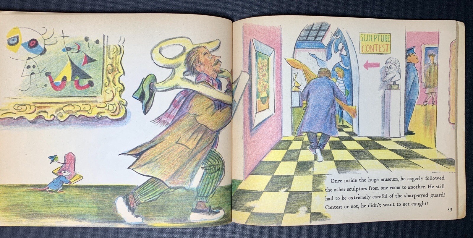 1960s VINTAGE Paperback 1st Edition Children’s Book DON FREEMAN mouse ART illus