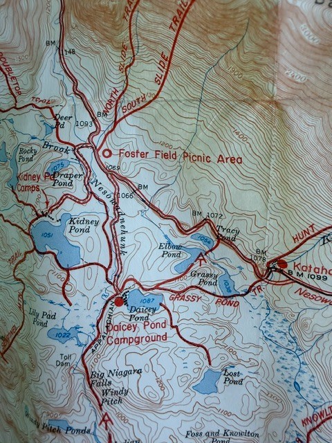 Baxter State Park & Katahdin- 1978 1st Ed. Stephen Clark – Maine with Map