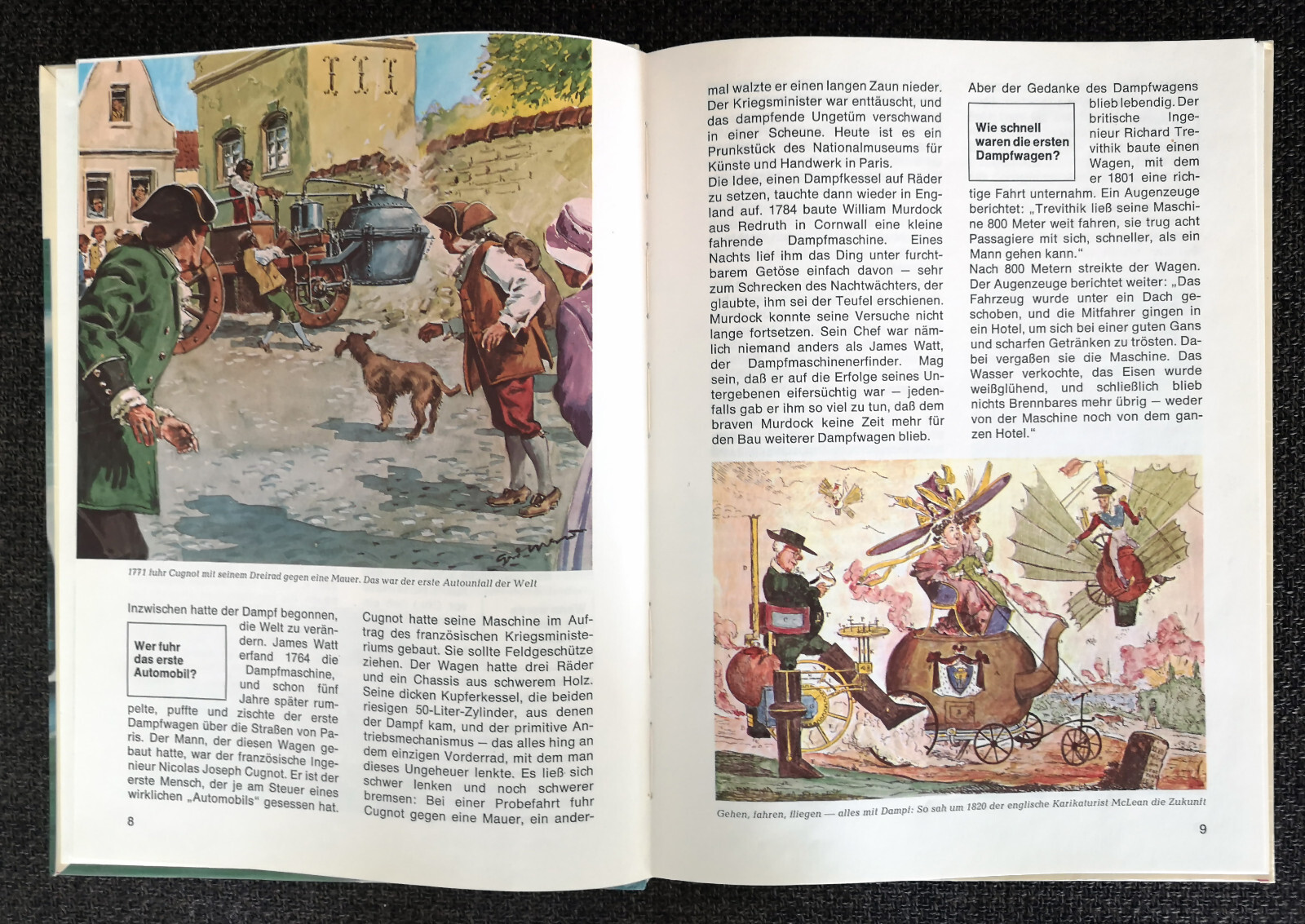 WAS IST WAS Buch “Das Auto”, Band 53, 210 x 280 mm, 48 S., 1974, Gebraucht!
