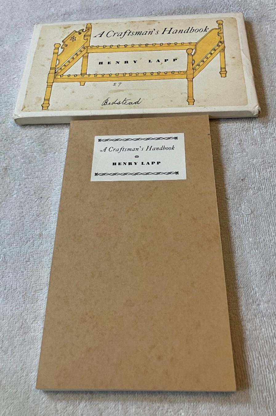 A Craftsman’s Handbook- Henry Lapp- Vintage PB 1975 Philadelphia Museum of Art