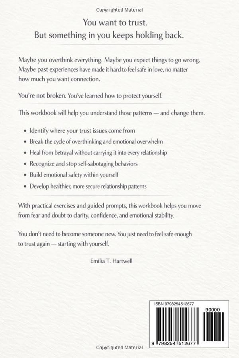 Trust Issues Workbook for Women: Heal from Betrayal, Stop Overthinking, and Buil