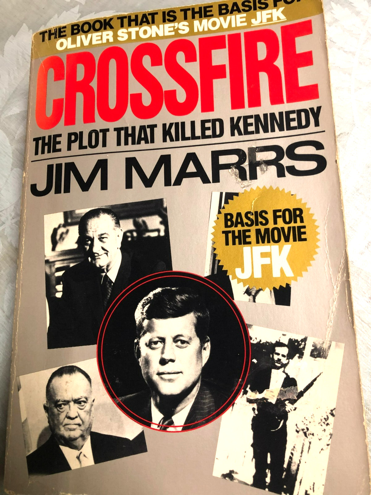 RARE! Crossfire : The Plot That Killed Kennedy by Jim Marrs (1992, Trade) GREAT!