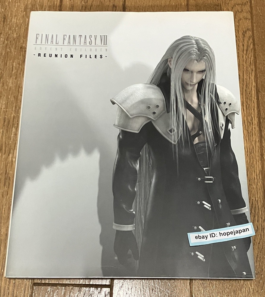 Final Fantasy VII Advent Children Reunion Files Art Book Japan FF7 Movie Making