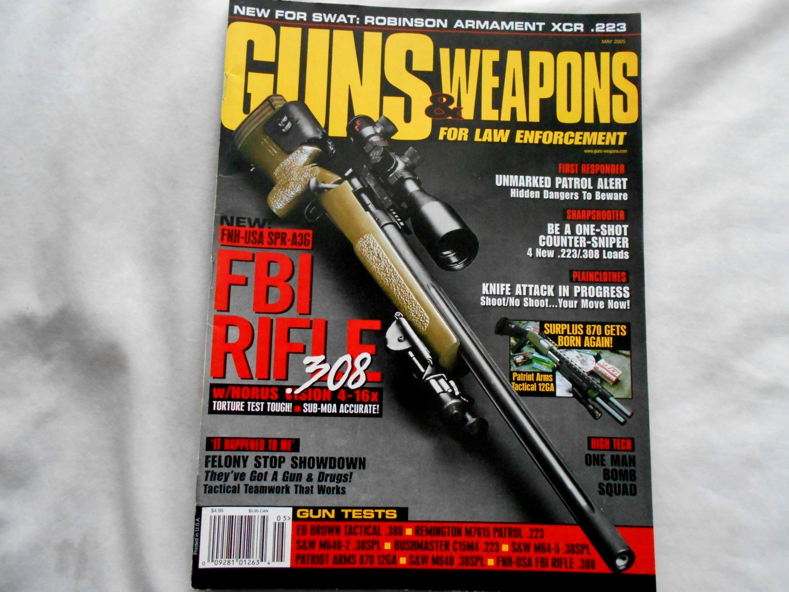 GUNS & WEAPONS FOR LAW ENFORCEMENT Magazine-MAY,2005