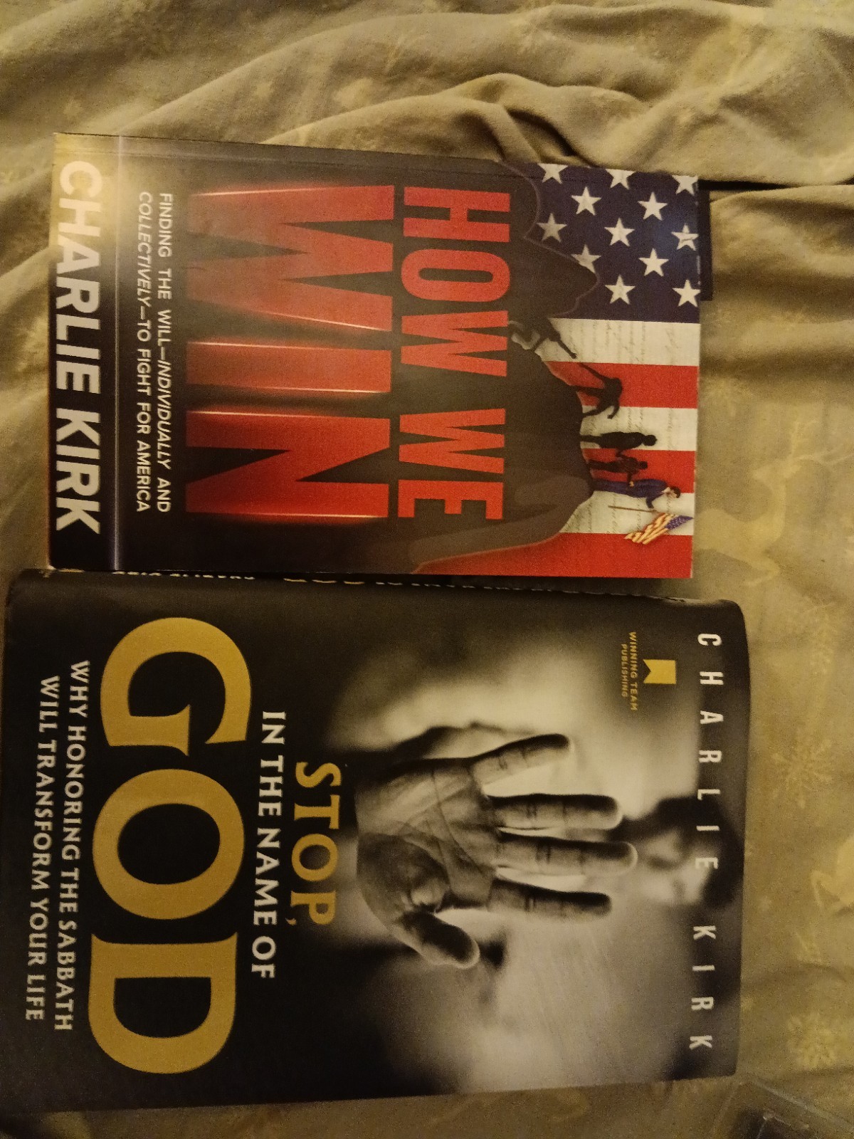 Charlie Kirk Books New Condition
