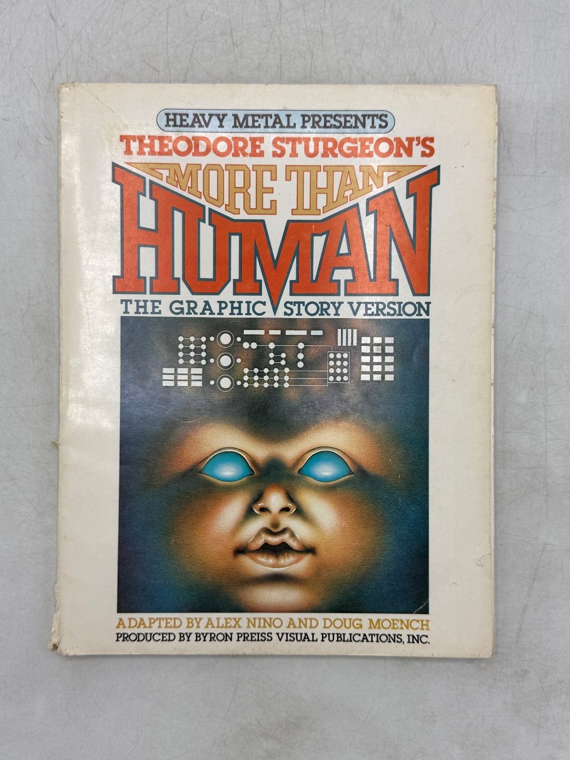 More Than Human Sturgeon Graphic Novel Simon & Schuster 1978 Sci-Fi Comic
