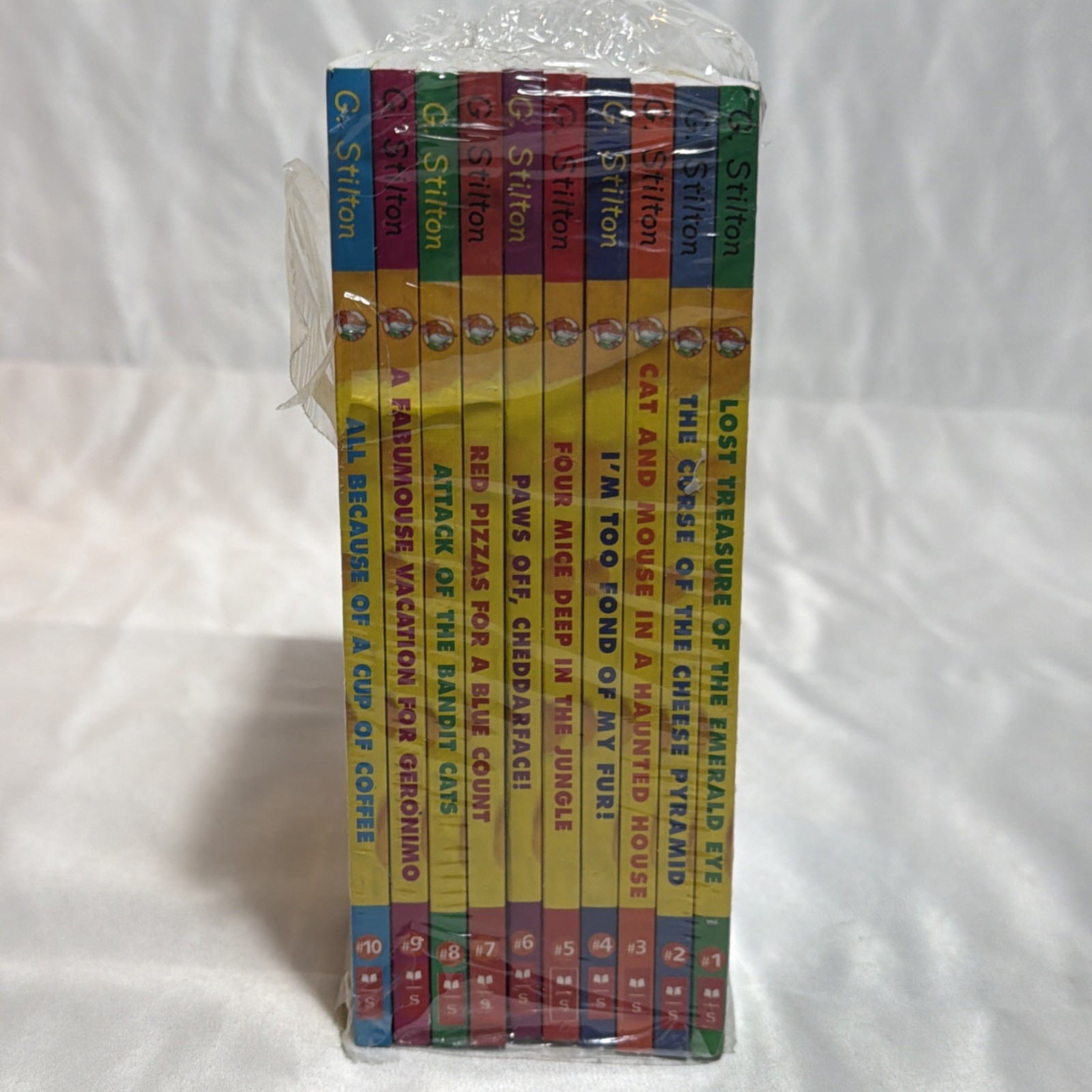 Geronimo Stilton Books 1-10 Complete Set Lot NEW Sealed Chapter Books Kids