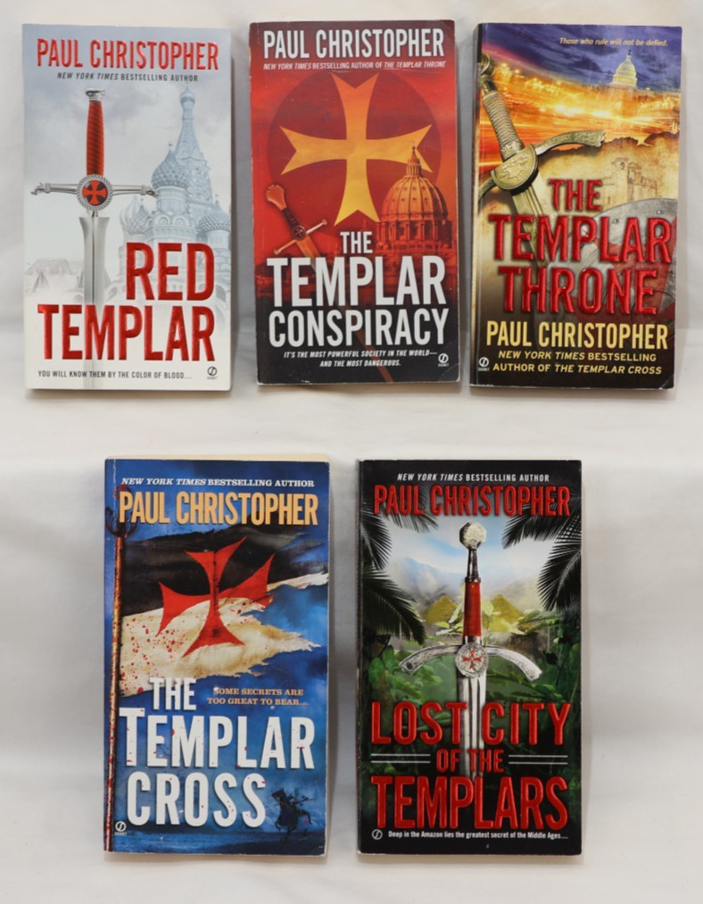Lot of 5 Paul Christopher Templar Series, Paperback, No Duplicates, N494