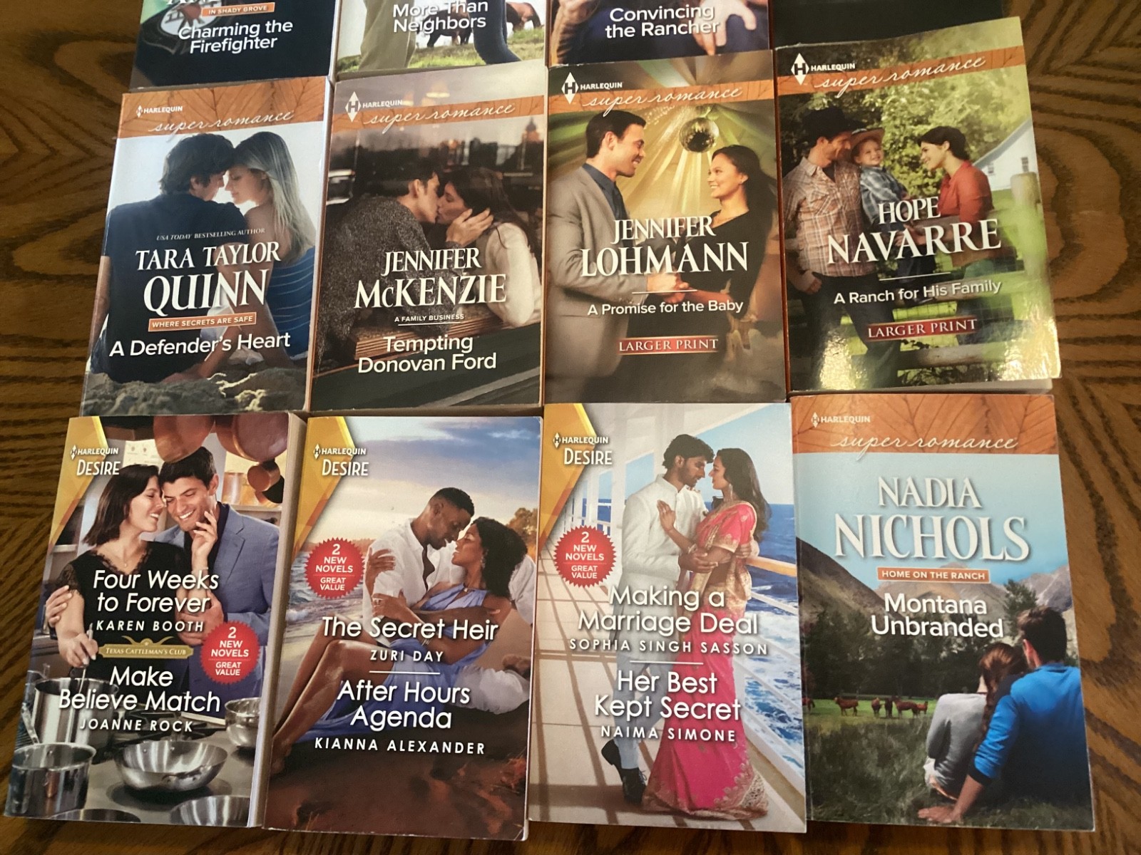 HARLEQUIN Super Romance Desire Editions Paperback LOT of 13 Books Orange Cover 3
