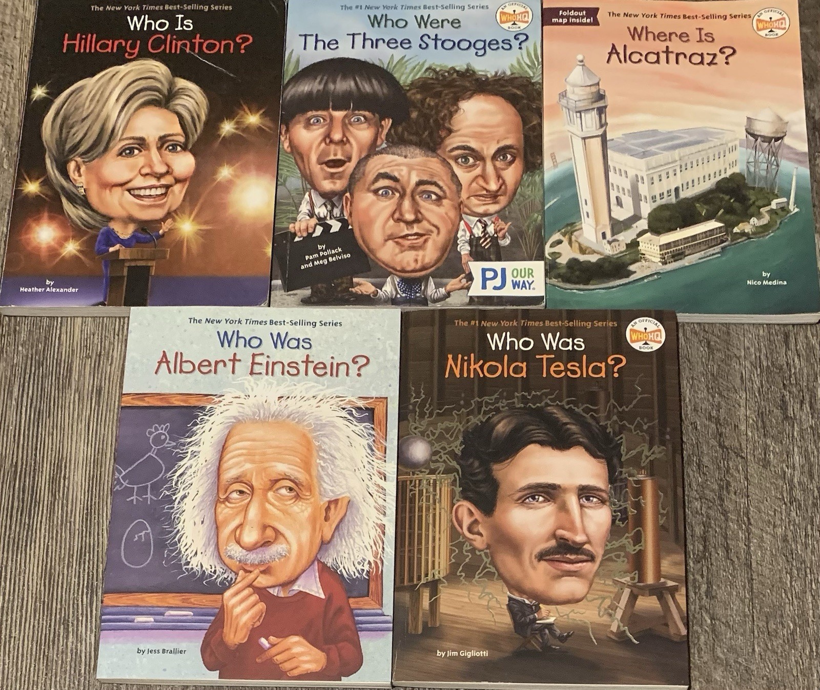 Lot Of 5: Paperback Edit. The Official Whoa Books Set; 2000s & 2010s VERY GOOD!!