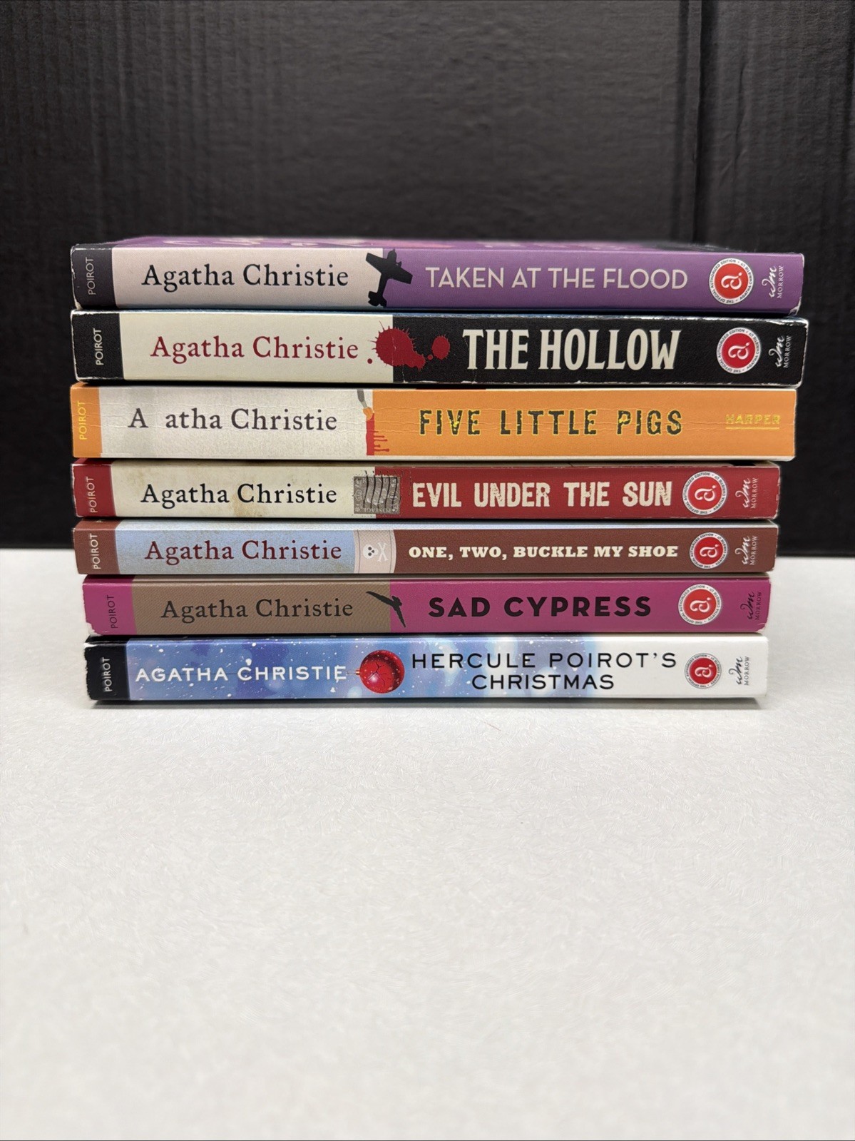 Agatha Christie Paperback Book Lot- 7 Books
