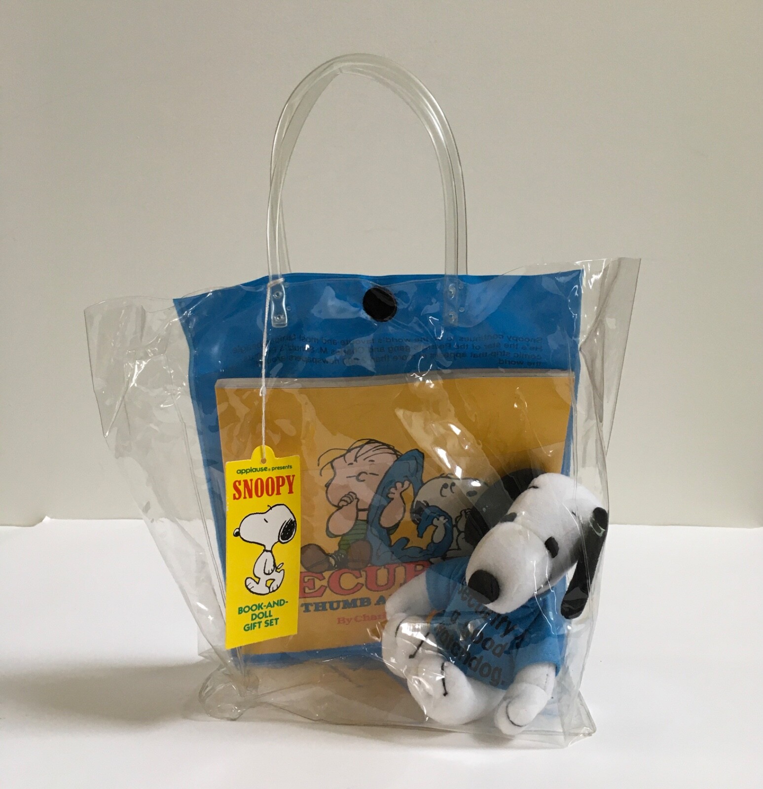 Security Is A Thumb And A Blanket Charles M. Schultz Book & Doll Plush Gift Set