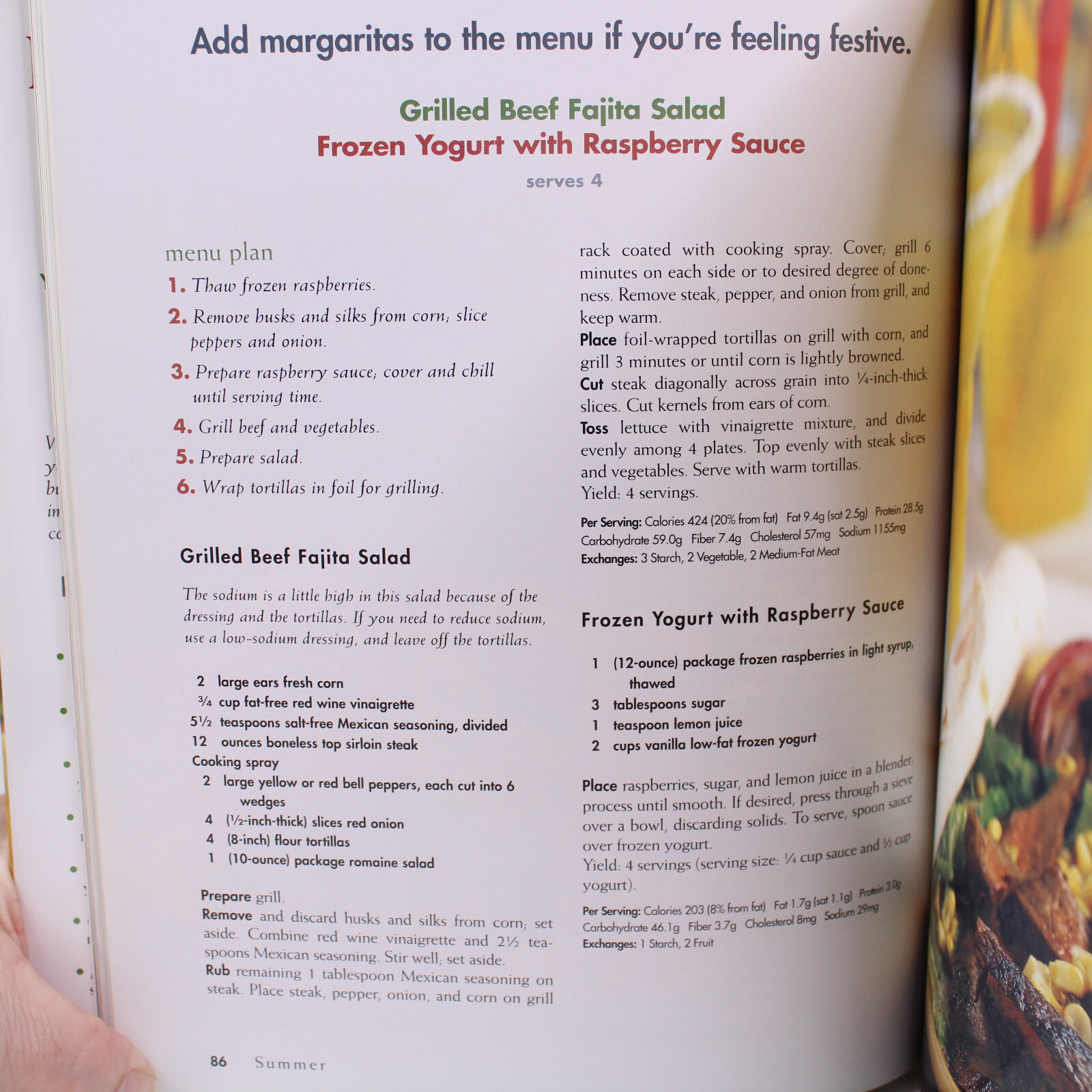 Cooking Light Light And Easy Menus The Editors Of Cooking Light Cookbook HC Book