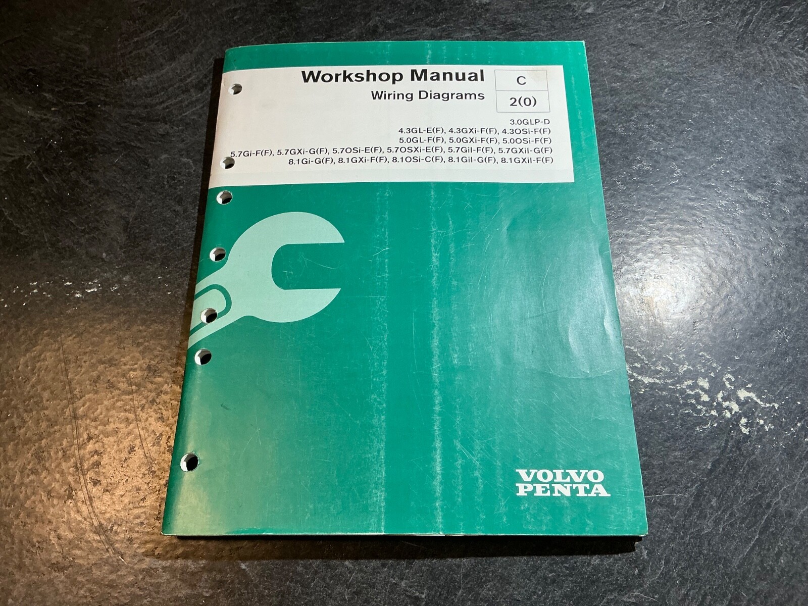 2005 Volvo Penta 3.0L, 4.3L, 5.0L, 5.7L, 8.1L Engine Wiring Diagrams Manual
