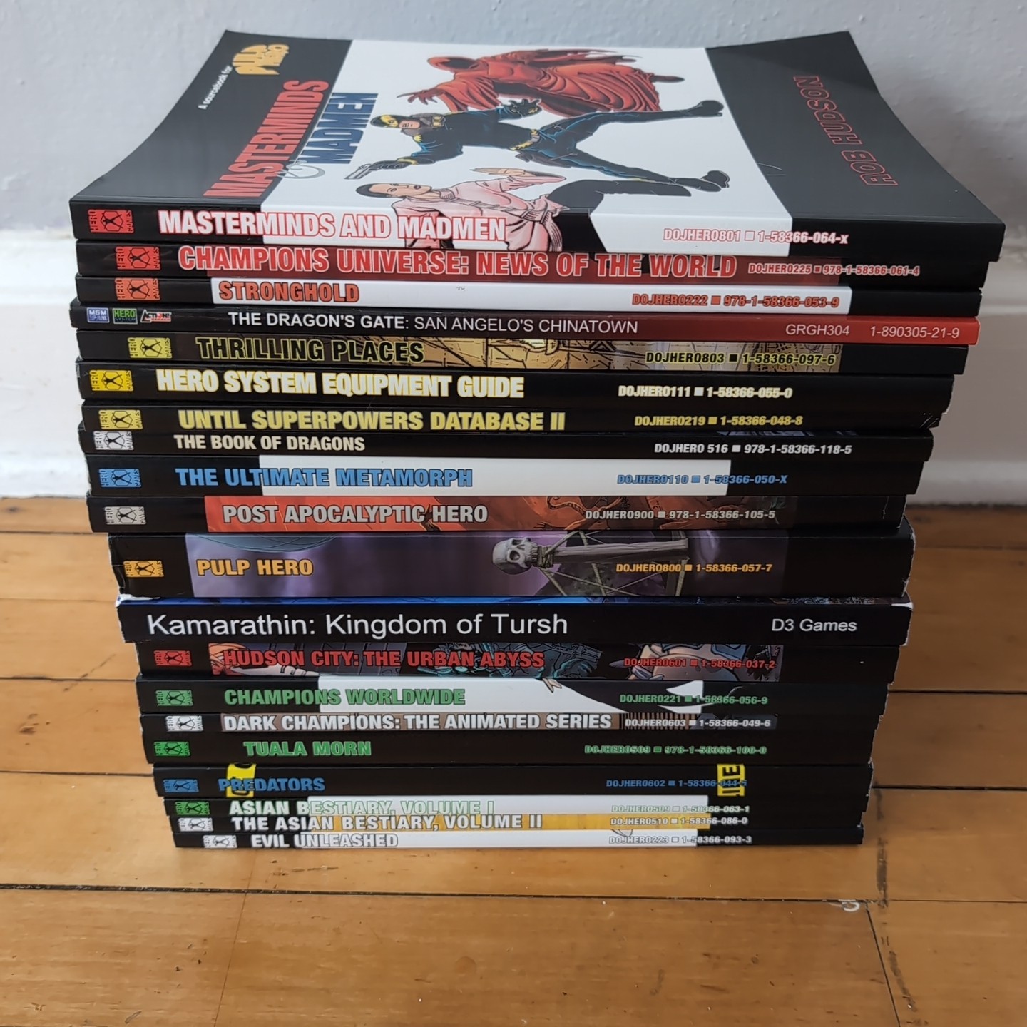 Hero System 5th Edition Champions Book lot of 20 Paperback