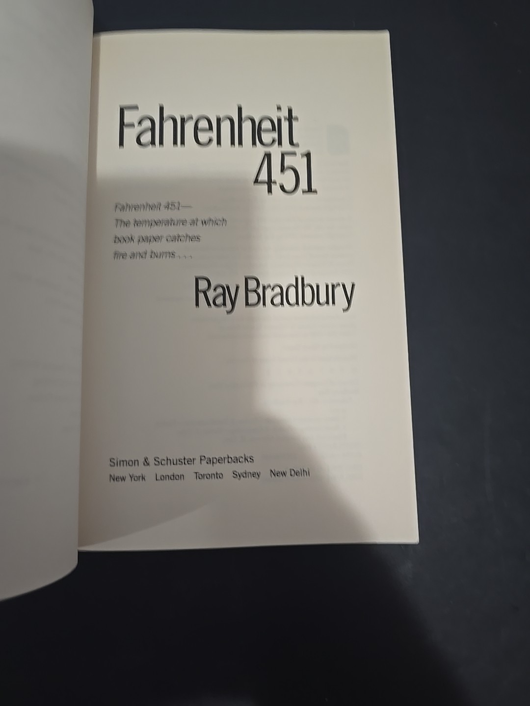 Fahrenheit 451 : A Novel by Ray Bradbury (Paperback) – Classic Sci-Fi
