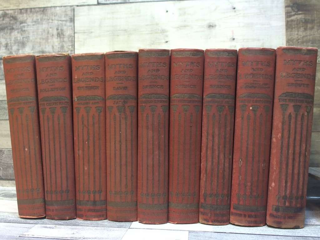 MYTHS AND LEGENDS LEWIS SPENCE COMPLETE 9 VOL 707 of 1000 Copies by Various Davi