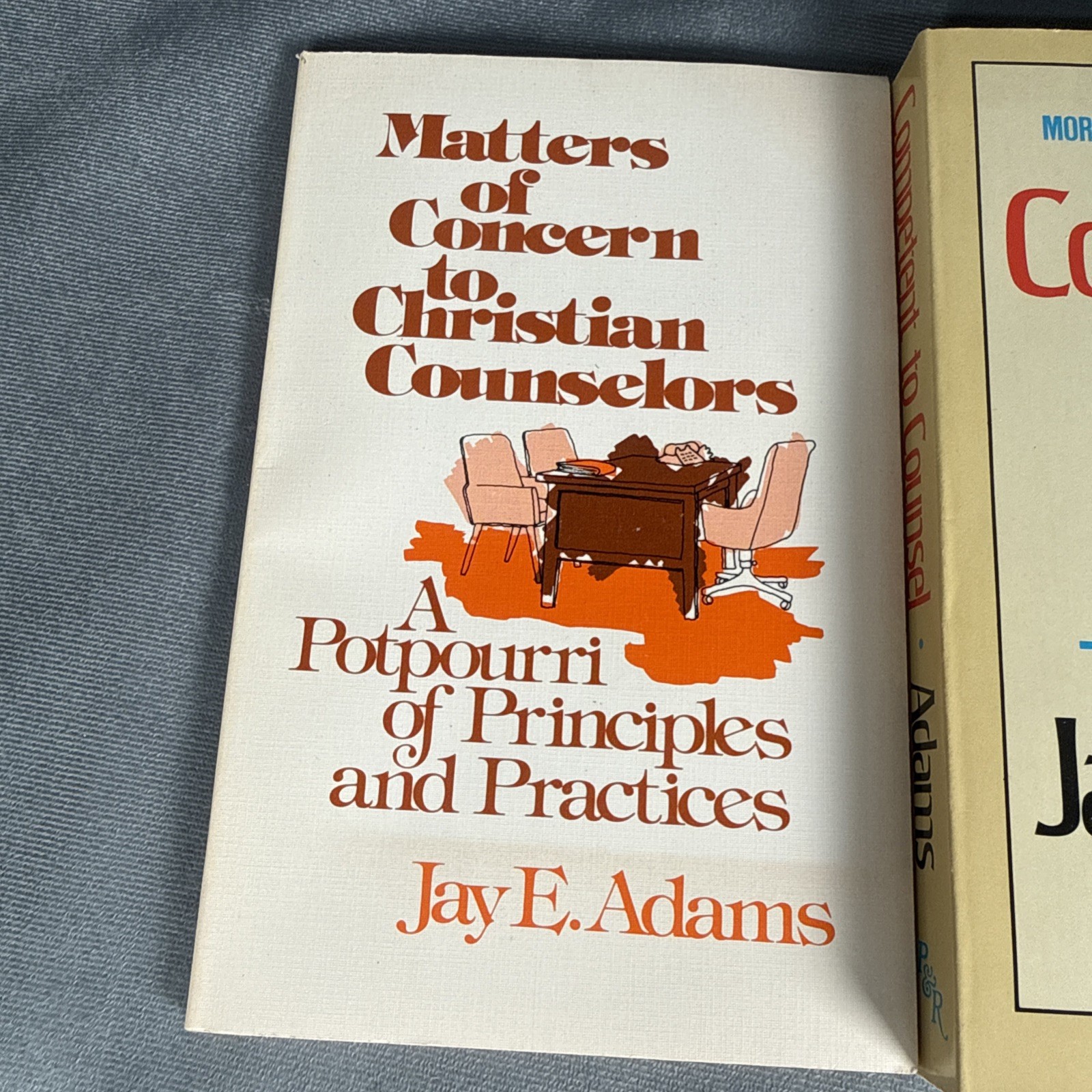 JAY E. ADAMS Library books Christian Counseling Marriage Manual Lot 3