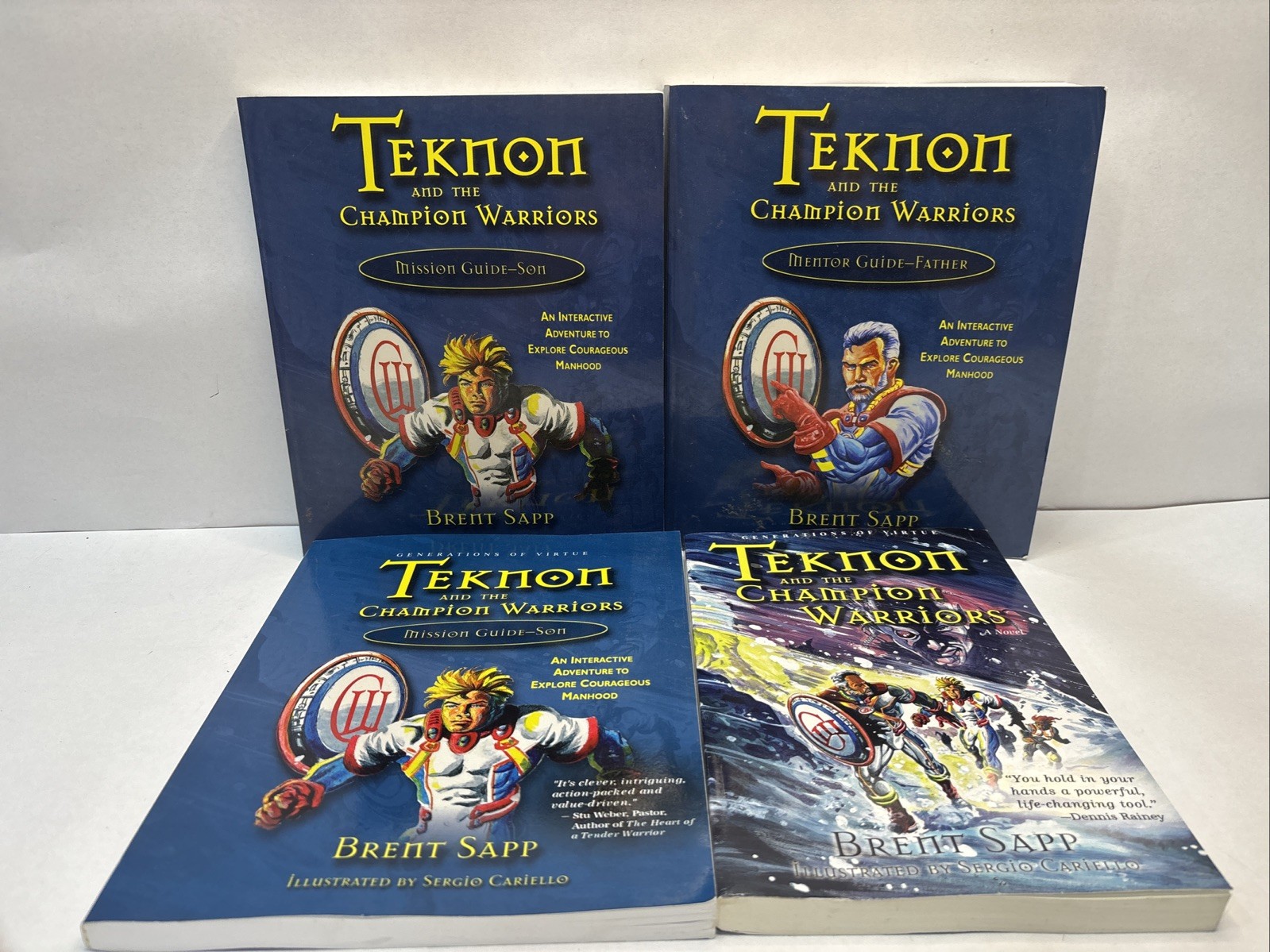 Teknon and the CHAMPION Warriors Mission Guide – Father, Son X2, by Brent Sapp