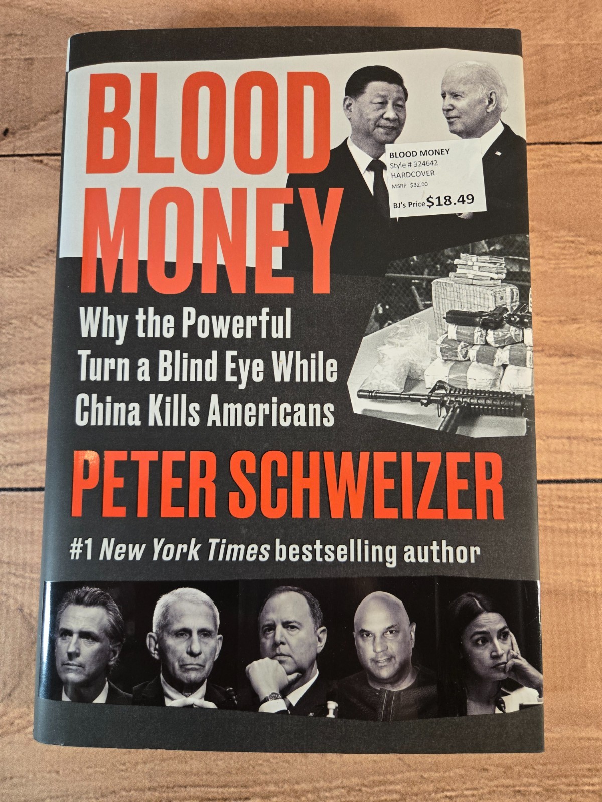 Blood Money Peter Schweizer 2024 First Edition Political Thriller HarperCollins