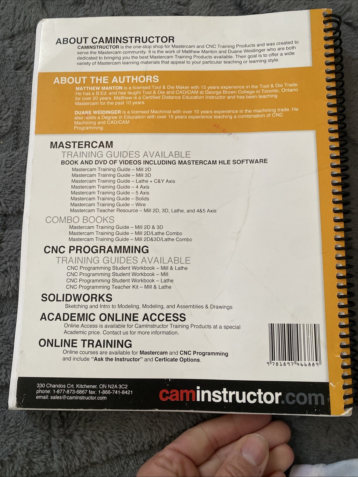 CNC Programming Student Workbook – Mill & Lathe (2019)