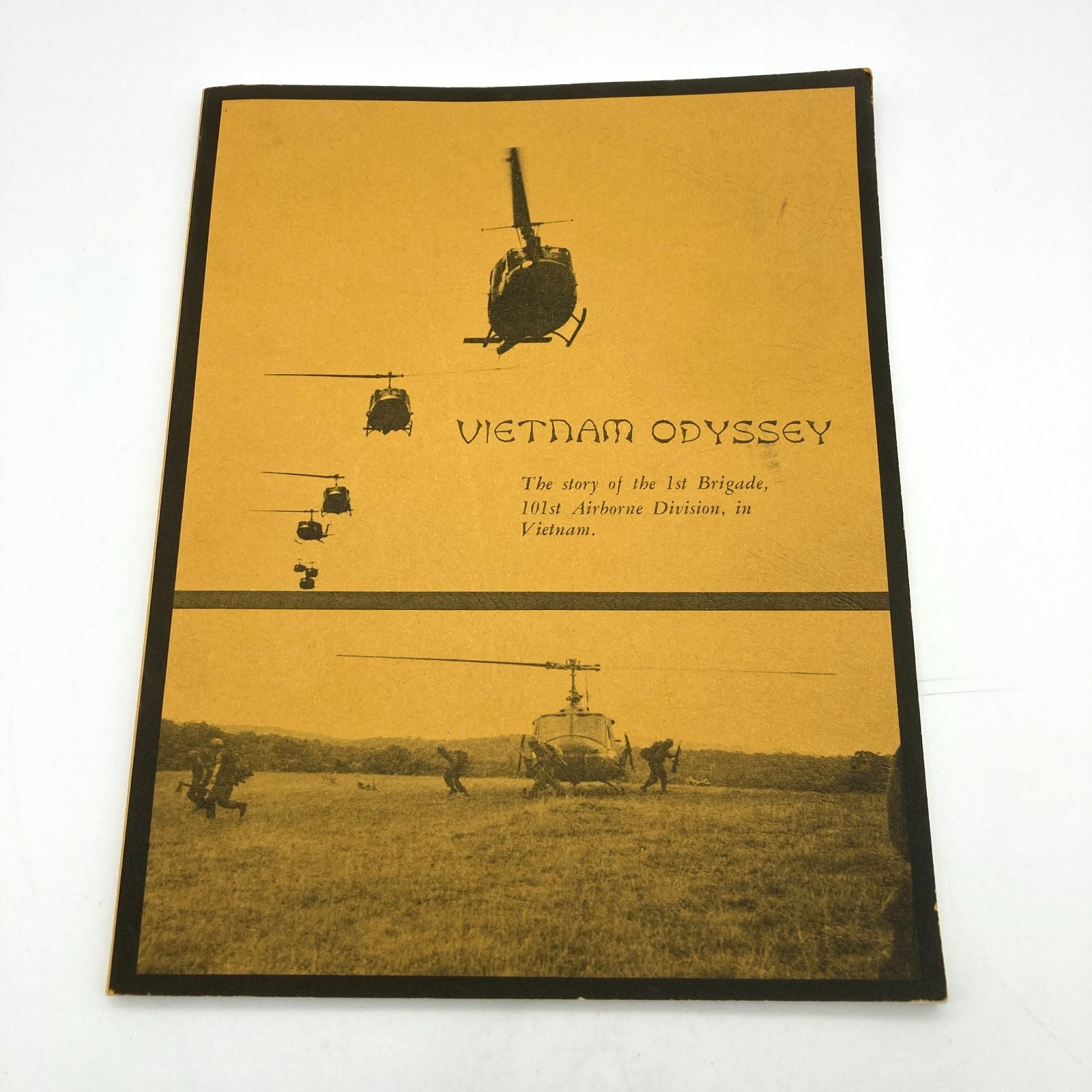 Vietnam Odyssey Story Of 1st Brigade 101st Airborne Division 3rd Printing PB SC