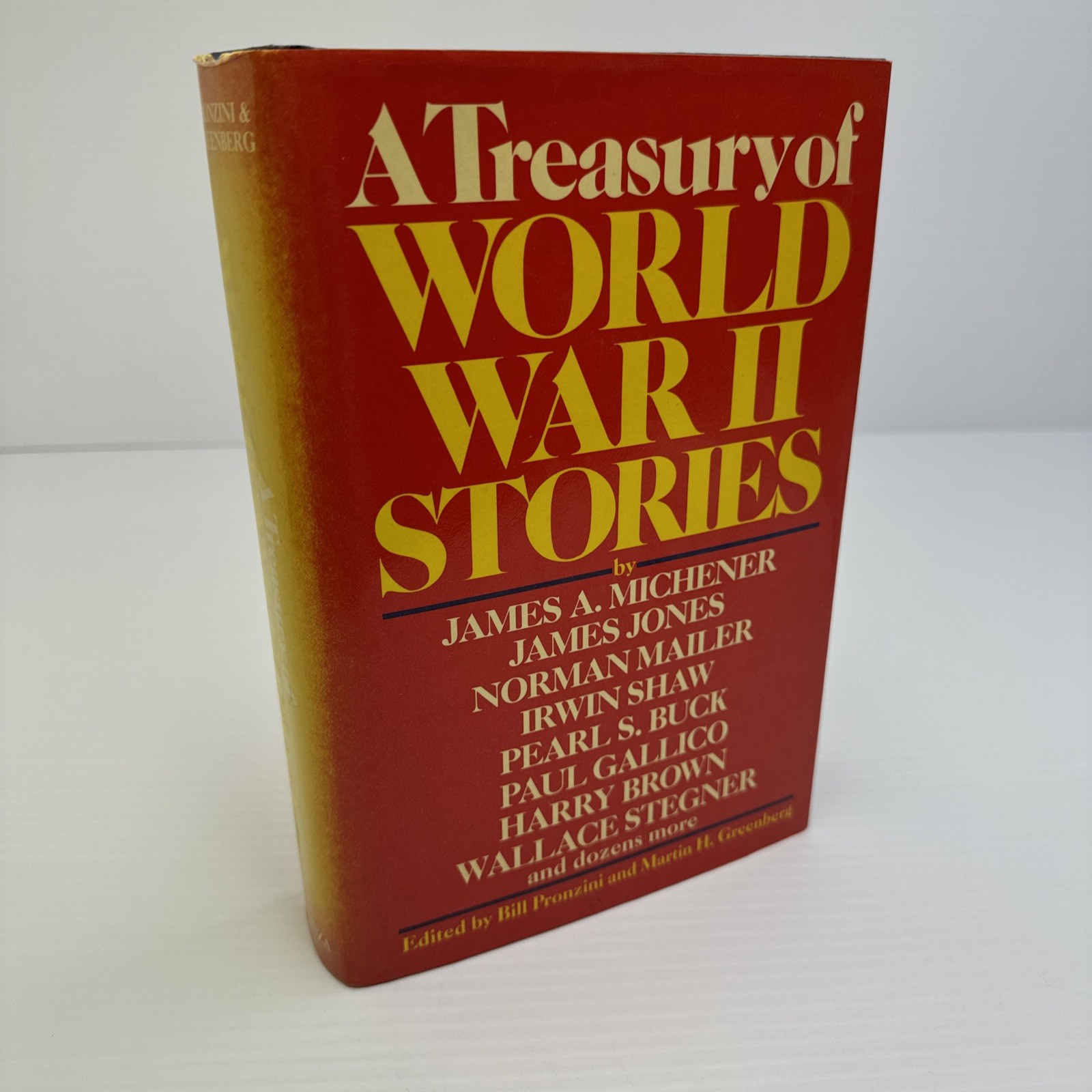 A Treasury of World War II Stories Hardcover 1985 Bonanza Books Michener Mailer