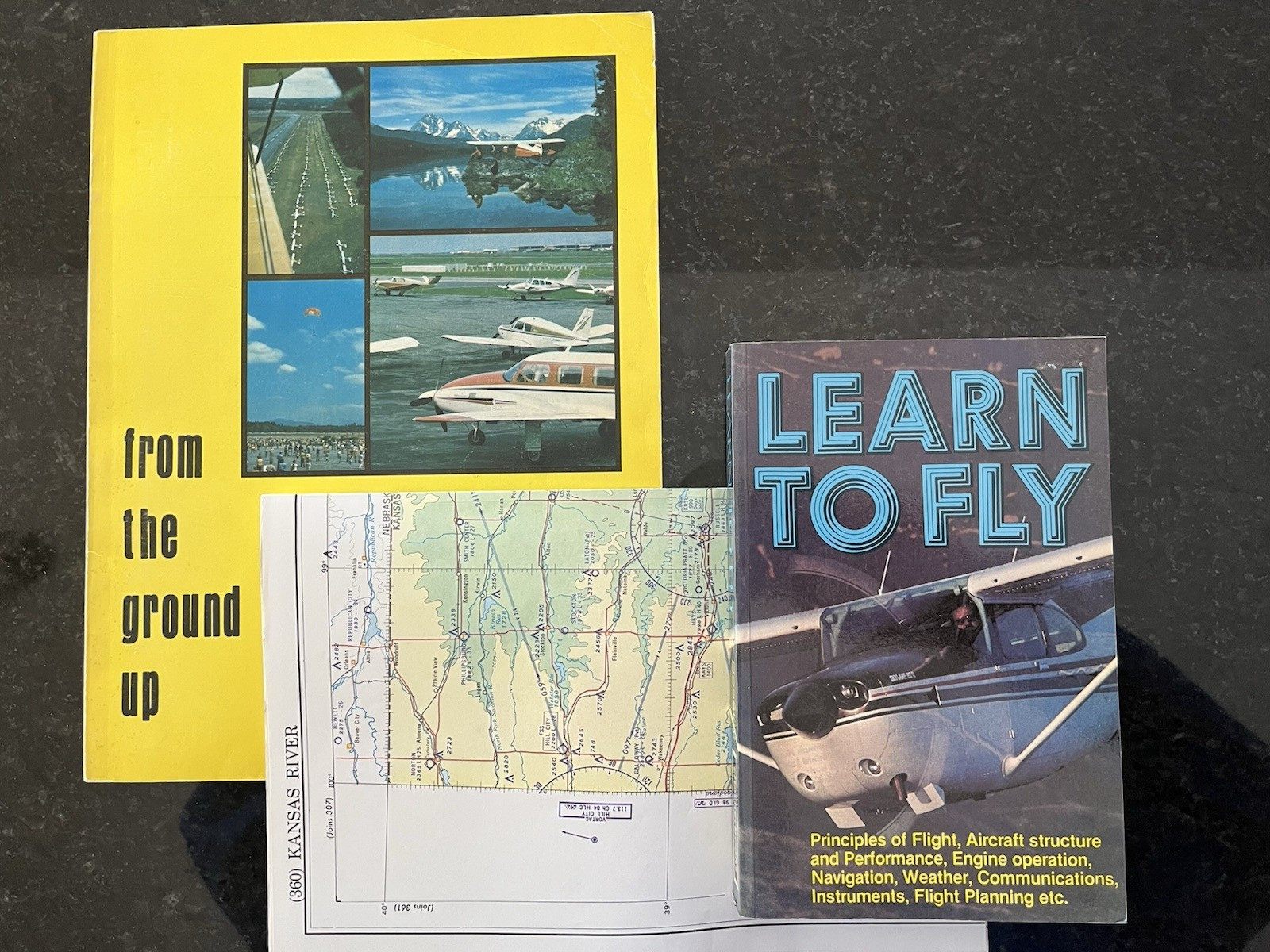 2 Book combo- best informative student book -From The Ground Up & Learn to Fly