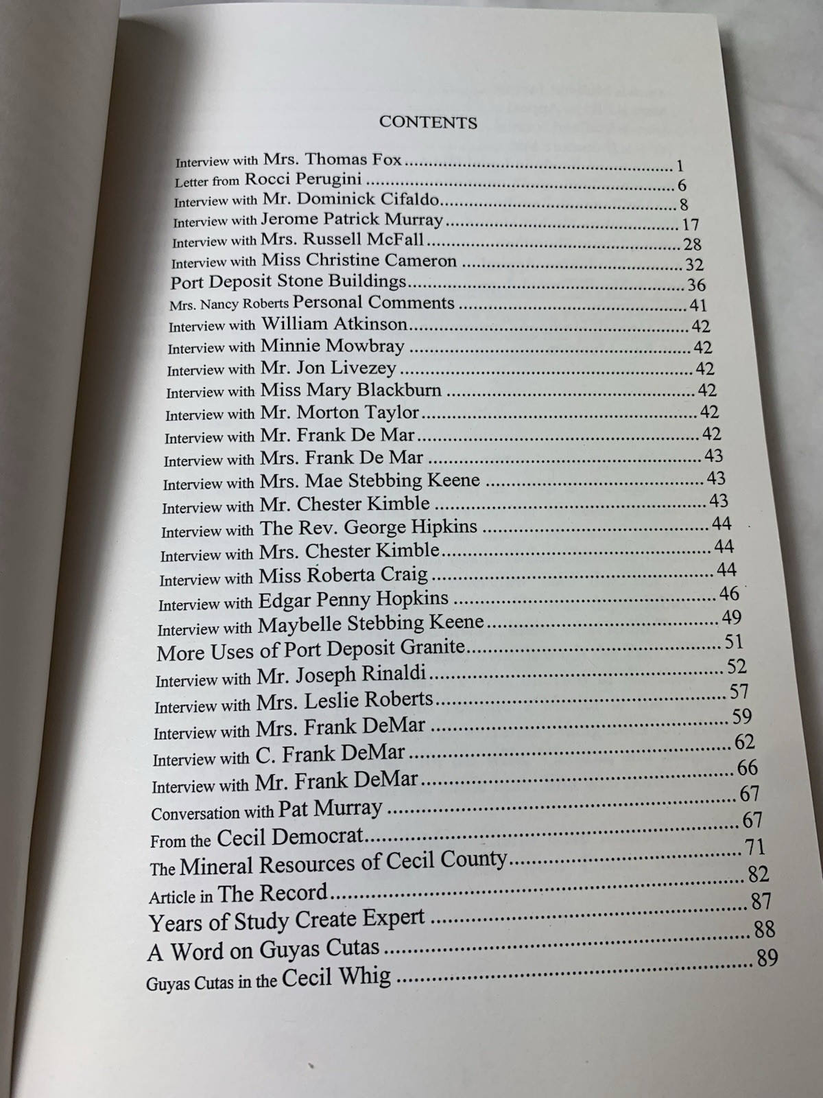 We Called It The Everlasting Granite Port Deposit Quarry Stories 2003