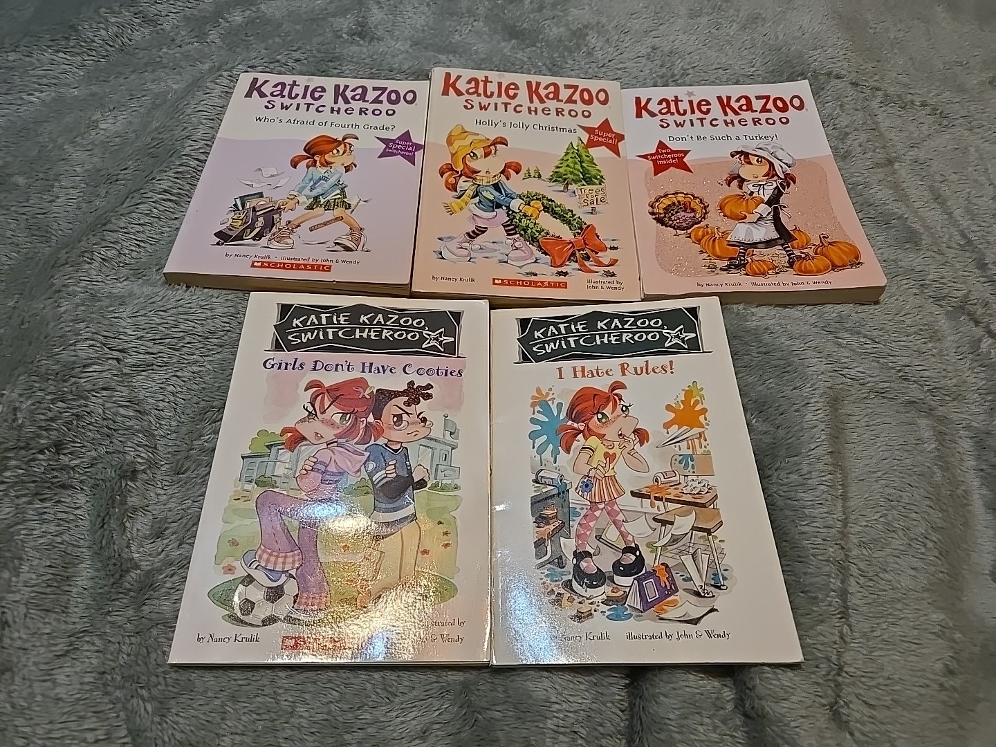 Katie Kazoo Switcheroo Chapter Books Lot of 5. 3 Super Specials And Book #4&5