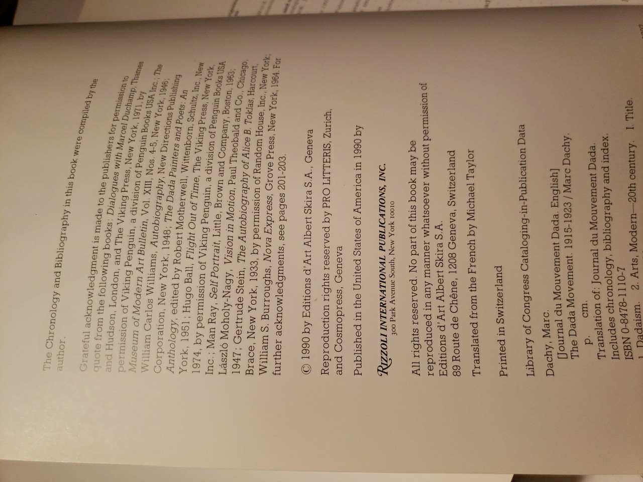 The Dada Movement 1990 Art Book Marc Dachy 230 pages Hardcover