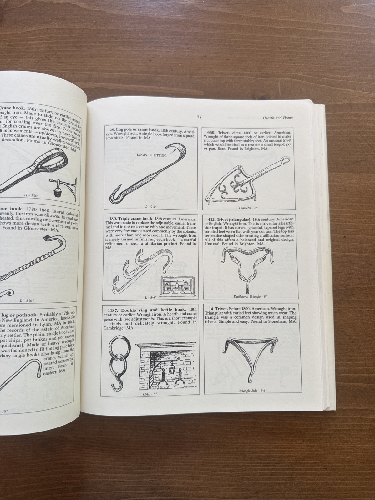 HOOKS, RINGS & OTHER THINGS Frank Barnes New England Ironwork 1660 to 1860