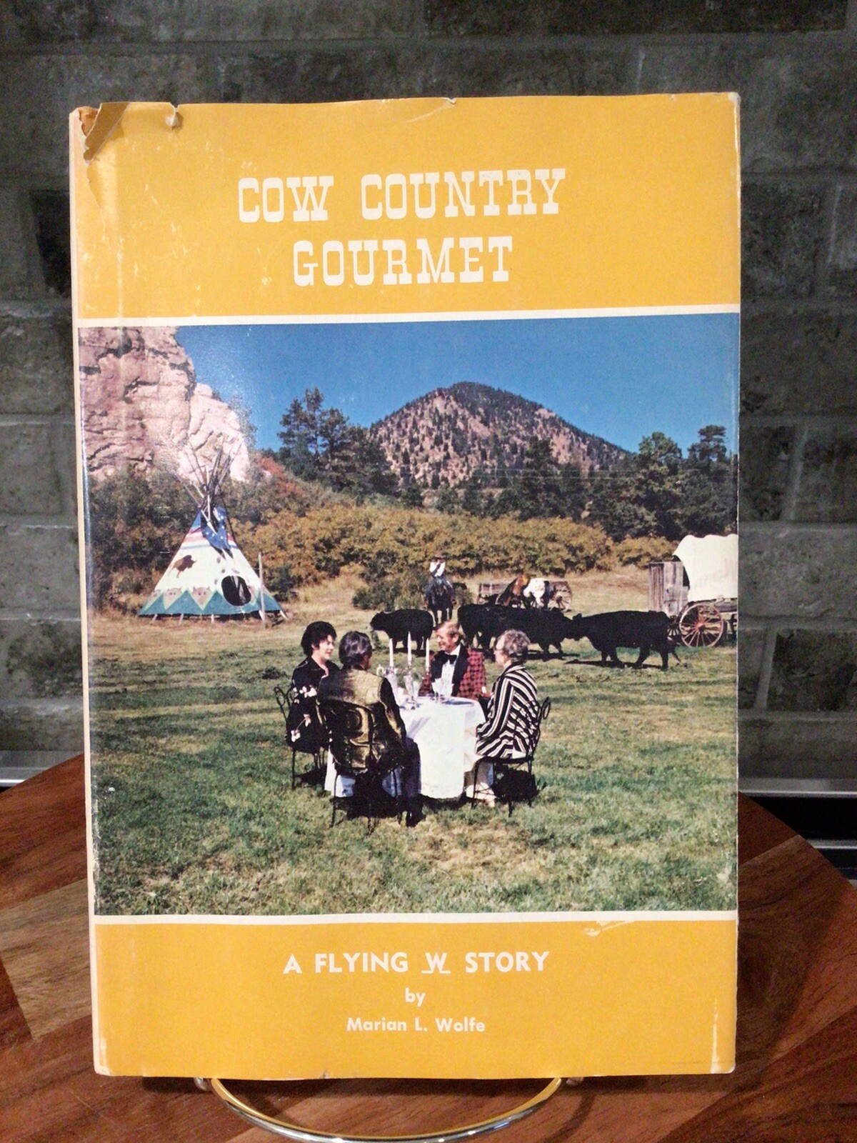Cow Country Gourmet Cookbook 150 Pages Flying _W_ Story Colorado Springs CO 1976