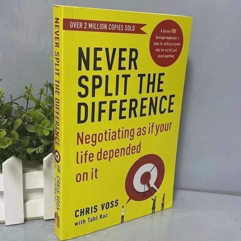Never Split The Difference By Chris Voss Books In English Free Shipping