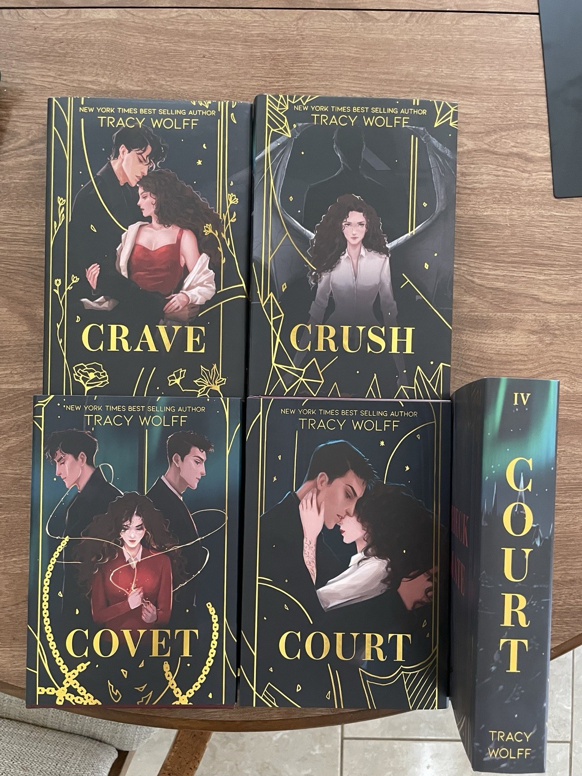 Crave Series Bookish Box Edition Books I-IV with Additional Book IV misprint