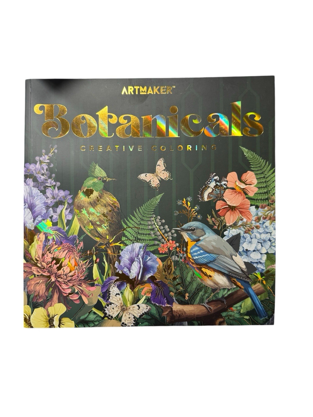 Botanicals Creative Coloring Book New 32 Pages 11.5 X 11.5”