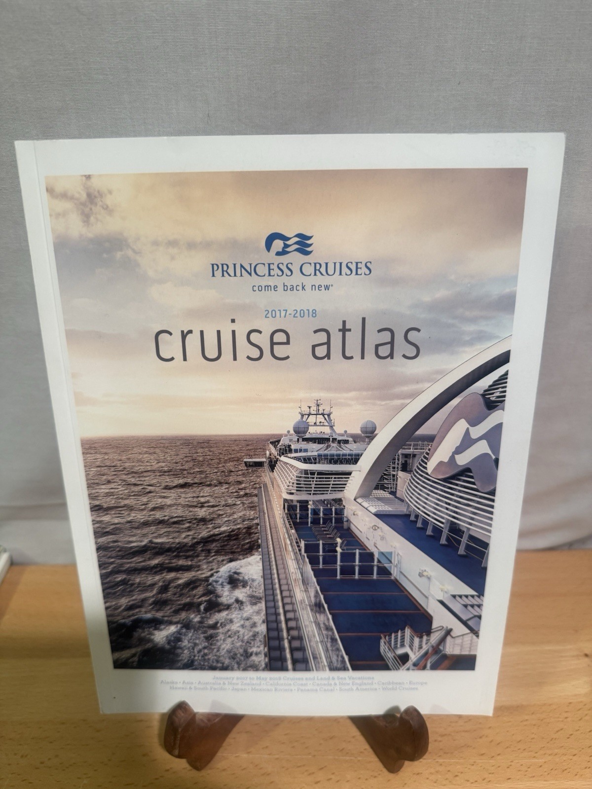 Princess Cruises 2017-2018 Cruise Atlas Pre Owned Book