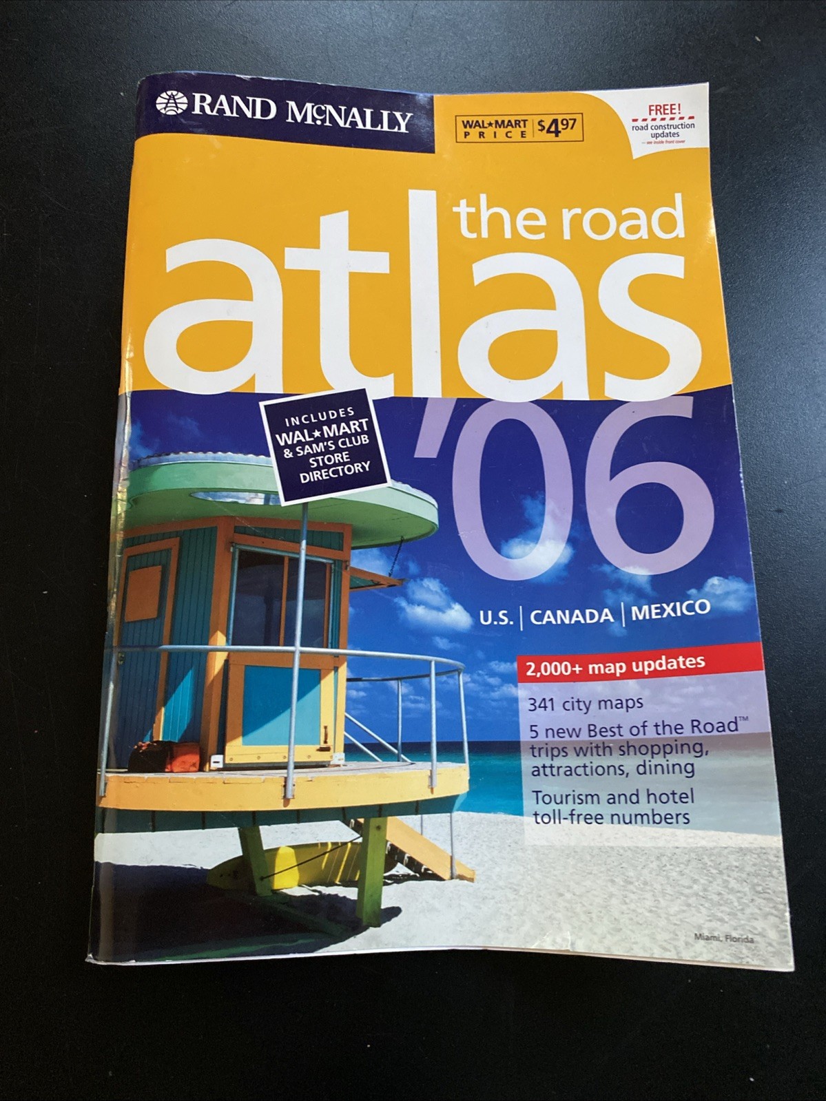 Rand McNally The Road Atlas 2006 US Mexico Canada Maps Walmart Locations Large